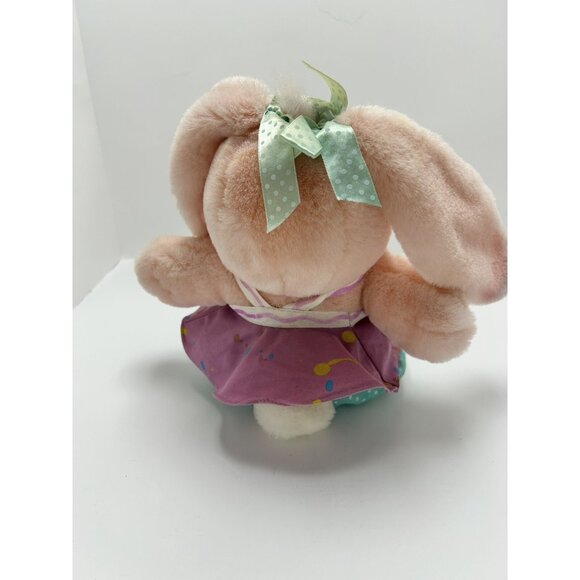 Vintage 1990 Hallmark Crayola Bunny Company Candy Cotton 12" Plush - Picture 3 of 7